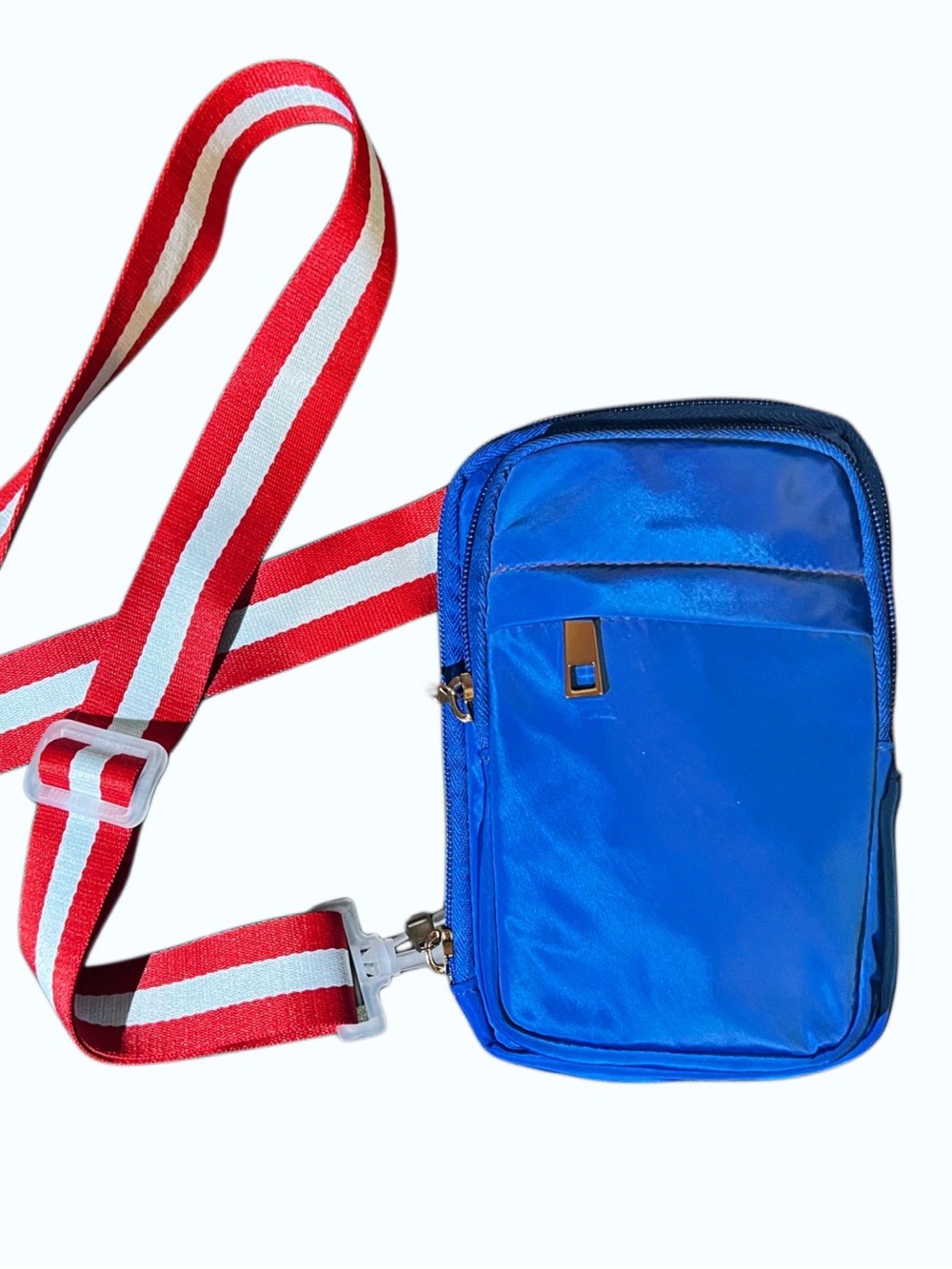 Blue Nylon Lightweight Essential Bag